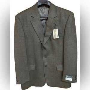 Gianfranco Ruffini Italy Ray Cut#125086 Lambs Wool Sport Coat Blazer NWT 46L